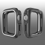 Silikonska etuija za Apple Watch 40mm - černá - bela