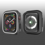 Silikonska etuija za Apple Watch 40mm - černá - bela