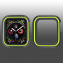 Silikonska etuija za Apple Watch 40mm - černá - zelena