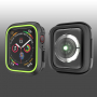 Silikonska etuija za Apple Watch 40mm - černá - zelena