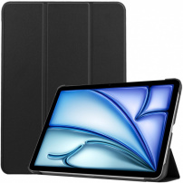Etui iz PU usnja s funkcijo spanja za iPad Air 13" (2024-2026) - črno