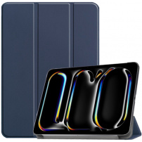Etui iz PU usnja s funkcijo spanja za iPad Pro 11" (2024/2025) - temno modro