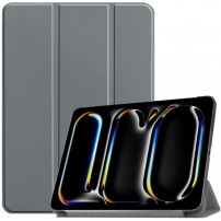 Etui iz PU usnja s funkcijo spanja za iPad Pro 11" (2024/2025) - sivo