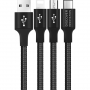 NILLKIN 3v1 darilna škatla (zaščitna prevleka / brezžični polnilec / kabel) za iPhone XS - črna