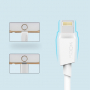 Lightning kabel ROCK Sync & Charge MFi za Apple iPhone / iPad / iPod - bel - 2m