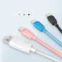 Lightning kabel ROCK Sync & Charge MFi za Apple iPhone / iPad / iPod - bel - 2m