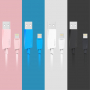 Lightning kabel ROCK Sync & Charge MFi za Apple iPhone / iPad / iPod - bel - 2m