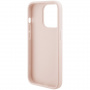 Karl Lagerfeld Ovitek Quilted Pattern za iPhone 15 Pro Max - roza