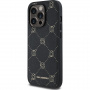 Karl Lagerfeld Ovitek Karl Heads Pattern Cover z MagSafe za iPhone 14 Pro Max - črn