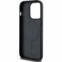 Karl Lagerfeld Ovitek Karl Heads Pattern Cover z MagSafe za iPhone 14 Pro Max - črn