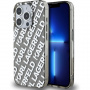 Karl Lagerfeld IML Electroplated Repeated Logo Cover za iPhone 15 Pro Max - srebrn