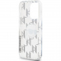 Karl Lagerfeld IML Electroplated Karl Head Cover za iPhone 15 Pro Max - prozoren