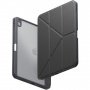 UNIQ Ovitek Moven z origami stojalom in prostorom za Apple Svinčnik za iPad Air 11" (2024-2026) - temno siv