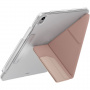 UNIQ Camden Click etui z origami stojalom in prostorom za Apple Svinčnik za iPad Air 13" (2024-2026) - roza