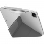UNIQ Camden Click etui z origami stojalom in prostorom za Apple Svinčnik za iPad Pro 11" (2024/2025) - siv
