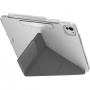 UNIQ Camden Click etui z origami stojalom in prostorom za Apple Svinčnik za iPad Pro 13" (2024/2025) - siv