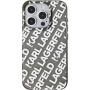 Karl Lagerfeld IML Electroplated Repeated Logo Cover za iPhone 15 Pro Max - srebrn