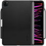 Spigen Thin Fit Pro Cover z izrezom na tipkovnici za iPad Pro 12.9" (2018-2022) - črn