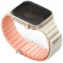 UNIQ Revix Evo obojestranski pas za Apple uro 42mm / 41mm / 40mm / 38mm - roza krem