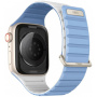 UNIQ Revix Evo dvostranski pas za Apple uro 42mm / 41mm / 40mm / 38mm - modro-bel