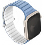 UNIQ Revix Evo dvostranski pas za Apple uro 42mm / 41mm / 40mm / 38mm - modro-bel