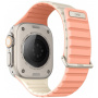UNIQ Revix Evo dvostranski pašček za Apple Watch Ultra 49mm / 46mm / 45mm / 44mm / 42mm - roza krem