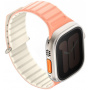 UNIQ Revix Evo dvostranski pašček za Apple Watch Ultra 49mm / 46mm / 45mm / 44mm / 42mm - roza krem