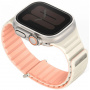 UNIQ Revix Evo dvostranski pašček za Apple Watch Ultra 49mm / 46mm / 45mm / 44mm / 42mm - roza krem