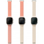UNIQ Revix Evo dvostranski pašček za Apple Watch Ultra 49mm / 46mm / 45mm / 44mm / 42mm - roza krem