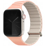 UNIQ Revix Evo obojestranski pas za Apple uro 42mm / 41mm / 40mm / 38mm - roza krem