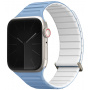 UNIQ Revix Evo dvostranski pas za Apple uro 42mm / 41mm / 40mm / 38mm - modro-bel