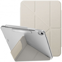 UNIQ Camden Click etui z origami stojalom in prostorom za Apple Svinčnik za iPad Air 13" (2024-2026) - bež