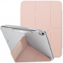 UNIQ Camden Click etui z origami stojalom in prostorom za Apple Svinčnik za iPad Air 13" (2024-2026) - roza
