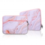 Neoprenska torba za iPad do 13" / MacBook do 14" - roza marmor