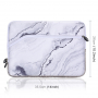 Neoprenska torba za iPad do 13" / MacBook do 14" - beli marmor