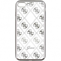 Guess 4G TPU etui iPhone 7 Plus / 8 Plus - srebro