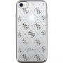 Guess 4G TPU etui iPhone 7 Plus / 8 Plus - srebro