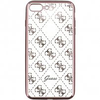 Guess, 4G TPU etui za iPhone 7 Plus / 8 Plus - rose gold
