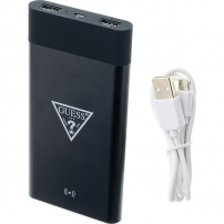 Guess Powerbank brezžičnega polnjenja 8000mAh - črna