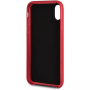Guess PU usnjen trikotnik ovitek za iPhone XS Max - rdeče