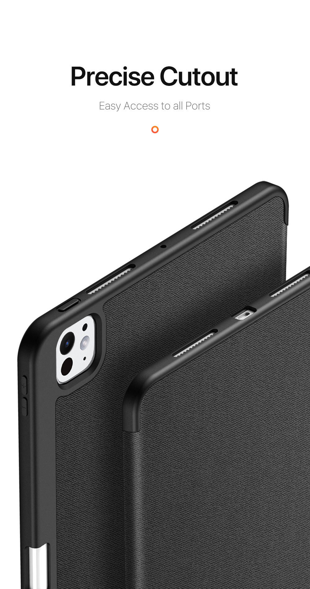 Etui DUX DUCIS Domo s prostorom za Apple Pencil in funkcijo spanja za iPad Pro 13