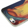 Zaščitna prevleka / pokrov s prozornim obodnim okvirjem za Apple iPhone 6S / 6 - seksi dekle - čudovito