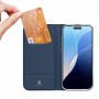 DUX DUCIS Preklopna torbica Skin Pro za iPhone 16 Pro - temno modra