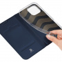 DUX DUCIS Preklopna torbica Skin Pro za iPhone 16 Pro - temno modra