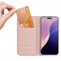 DUX DUCIS Preklopna torbica Skin Pro za iPhone 16 Pro Max - rose gold