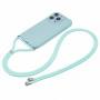 Zaščitni ovitek z vrvico za iPhone 16 Pro - cyan