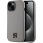 DKNY Ovitek Stack Logo z MagSafe za iPhone 15 - siv