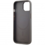 DKNY Ovitek Stack Logo z MagSafe za iPhone 15 - siv