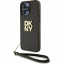 DKNY Ovitek Stack Logo s paščkom za iPhone 14 Pro Max - olivni