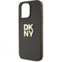DKNY Ovitek Stack Logo s paščkom za iPhone 14 Pro Max - olivni